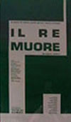 il re muore, locandina